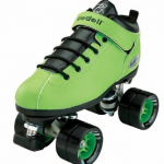 Riedell Dart Green Roller Skates